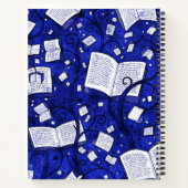 Hintergrund für blaue Bücher (Rückseite)