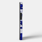 Hintergrund für blaue Bücher Case-Mate iPhone Hülle (Rückseite / Rechts)