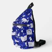 Hintergrund für blaue Bücher Crossbody Bag (Rechte Ecke)