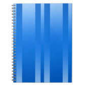 Hintergrund für blaue Streifen Notizblock (Vorderseite)