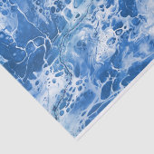 Hintergrund für blaues Abstraktes Marmor Seidenpapier (Ausschnitt)