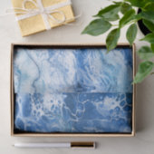 Hintergrund für blaues Abstraktes Marmor Seidenpapier (Geschenk)