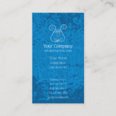 Hintergrund für blaues Lyre Visitenkarte (Vorderseite)