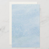 Hintergrund für blaues Wasser Briefpapier (Vorne/Hinten)