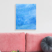 Hintergrund für blaues Wasser Leinwanddruck (Insitu (Wohnzimmer))
