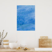 Hintergrund für blaues Wasser Poster (Küche)