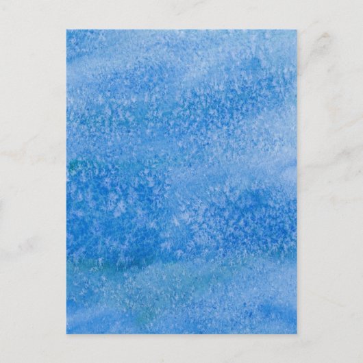 Hintergrund für blaues Wasser Postkarte (Vorderseite)