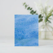 Hintergrund für blaues Wasser Postkarte (Stehend Vorderseite)