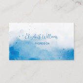 Hintergrund für blaues Wasser Visitenkarte (Vorderseite)