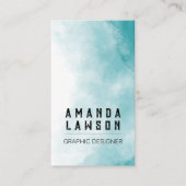 Hintergrund für blaugrüne Textur Visitenkarte (Vorderseite)