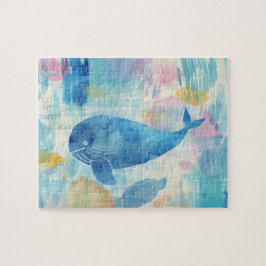 Hintergrund für Blauwale Puzzle