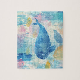 Hintergrund für Blauwale Puzzle