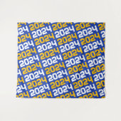 Hintergrund für Blue and Gold Abschluss Wandteppich (Vorderseite (Horizontal))