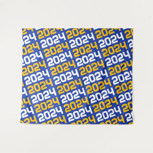 Hintergrund für Blue and Gold Abschluss Wandteppich (Vorderseite (Horizontal))