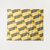 Hintergrund für Blue and Gold Abschluss Wandteppich (Vorderseite (Horizontal))