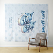 Hintergrund für Blue Baby Schuhe Wandteppich (Beispiel (Horizontal))