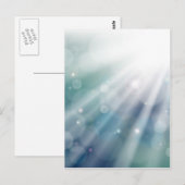 Hintergrund für Bokeh Postkarte (Vorne/Hinten)