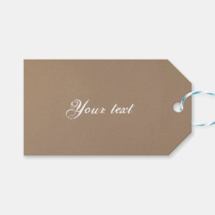 Hintergrund für braune Papiertüte klassisch person Geschenkanhänger