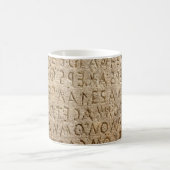 Hintergrund für Buchstaben Kaffeetasse (Mittel)