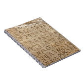 Hintergrund für Buchstaben Notizblock (Rechte Seite)