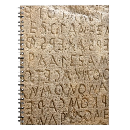 Hintergrund für Buchstaben Notizblock (Vorderseite)