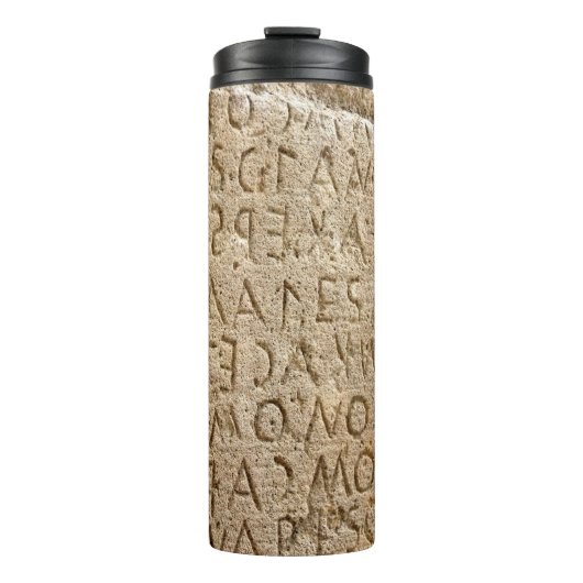 Hintergrund für Buchstaben Thermosbecher (Vorderseite)