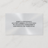 Hintergrund für Candlestick-Logos Visitenkarte (Rückseite)