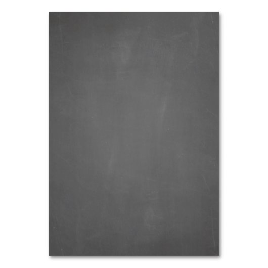 Hintergrund für Chalkboard-Vorlagen individuell an Tischnummer (Rückseite)