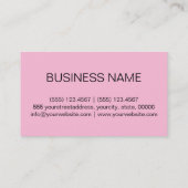 Hintergrund für Cotton Candy Visitenkarte (Rückseite)