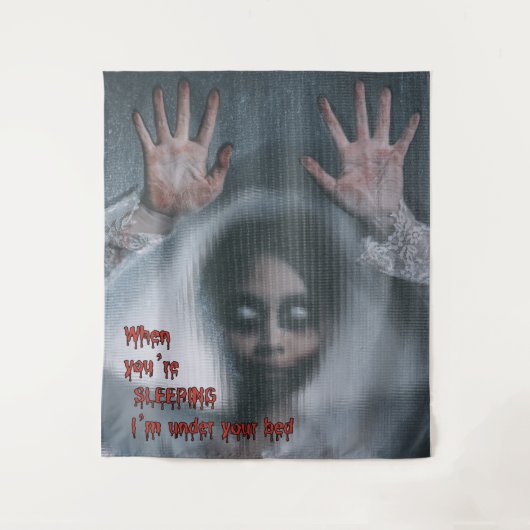 Hintergrund für Creepie Zombie Halloween-Party Wandteppich (Vorderseite)