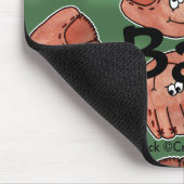 Hintergrund für das Ball- und Handschuhfeld Mousepad (Ecke)