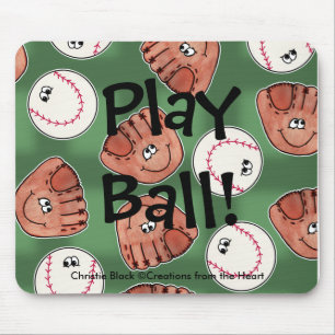 Hintergrund für das Ball- und Handschuhfeld Mousepad