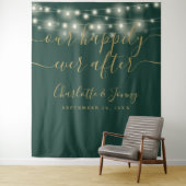 Hintergrund für das blaue Foto von String Lights G Wandteppich (Beispiel)