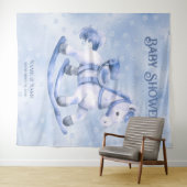 Hintergrund für das Blaue Rockpferd Wandteppich (Beispiel (Horizontal))