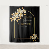 Hintergrund für das Brautparty "Gold Arch & Fall F Wandteppich (Vorderseite)