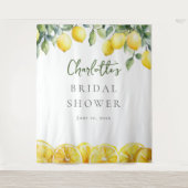 Hintergrund für das Brautparty von Aquarellfarben- Wandteppich (Vorderseite)