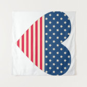 Hintergrund für das Design amerikanischer Flag Wandteppich (Vorderseite (Horizontal))