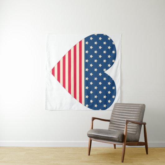 Hintergrund für das Design amerikanischer Flag Wandteppich (Beispiel (Horizontal))