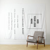 Hintergrund für das Firmenlogo, Hintergrund der Au Wandteppich (Beispiel (Horizontal))