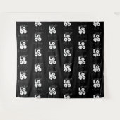 Hintergrund für das Firmenlogo: Schritt und Foto w Wandteppich (Vorderseite (Horizontal))