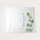 Hintergrund für das Foto der Eukalyptusbezeichnung Wandteppich (Vorderseite (Horizontal))