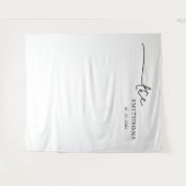 Hintergrund für das Foto "personalisierter Nachnam Wandteppich (Vorderseite (Horizontal))