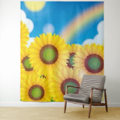 Hintergrund für das Foto von Sonnenblumen Wandteppich (Beispiel)