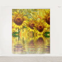 Hintergrund für das Foto von Sonnenblumen