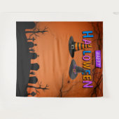 Hintergrund für das Halloween-Party von Fun Selfie Wandteppich (Vorderseite (Horizontal))