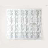 Hintergrund für das heilige Kommunion Silver Cross Wandteppich (Vorderseite (Horizontal))