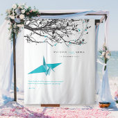 Hintergrund für das Hochzeitsszenario eines Blue P Wandteppich