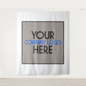 Hintergrund für das Logo "Custom Company Business Wandteppich (Vorderseite)