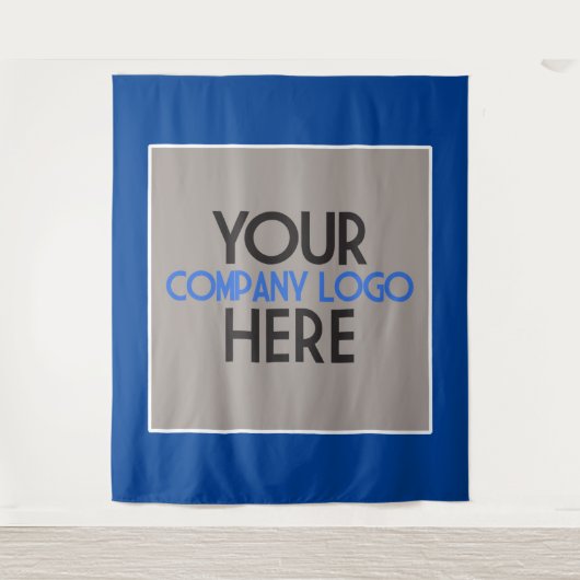 Hintergrund für das Logo "Custom Company Business  Wandteppich (Vorderseite)