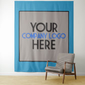 Hintergrund für das Logo der Blue Company Business Wandteppich (Beispiel)